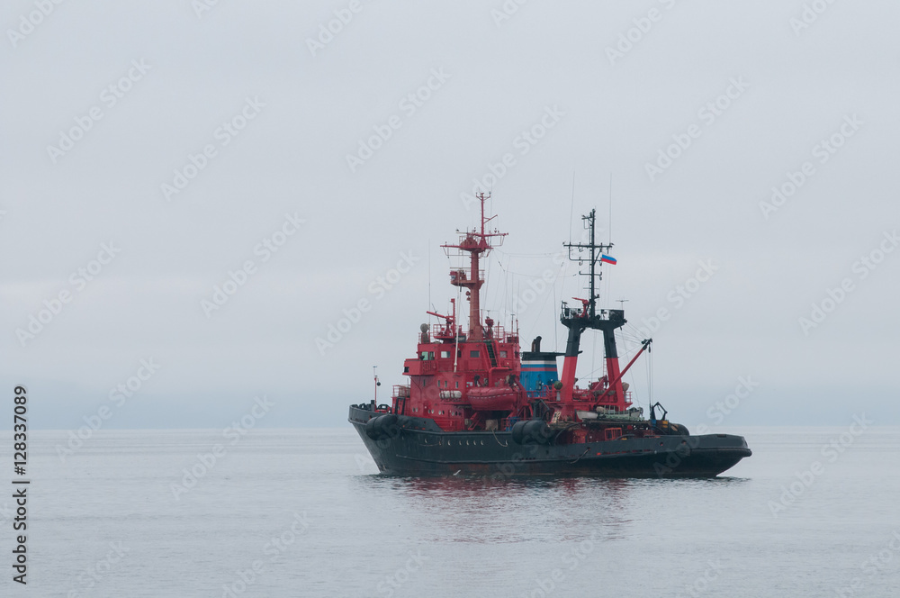 Coast guard, salvage and rescue ship