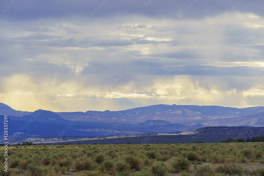 Beautiful clouds over Death Valley National Park