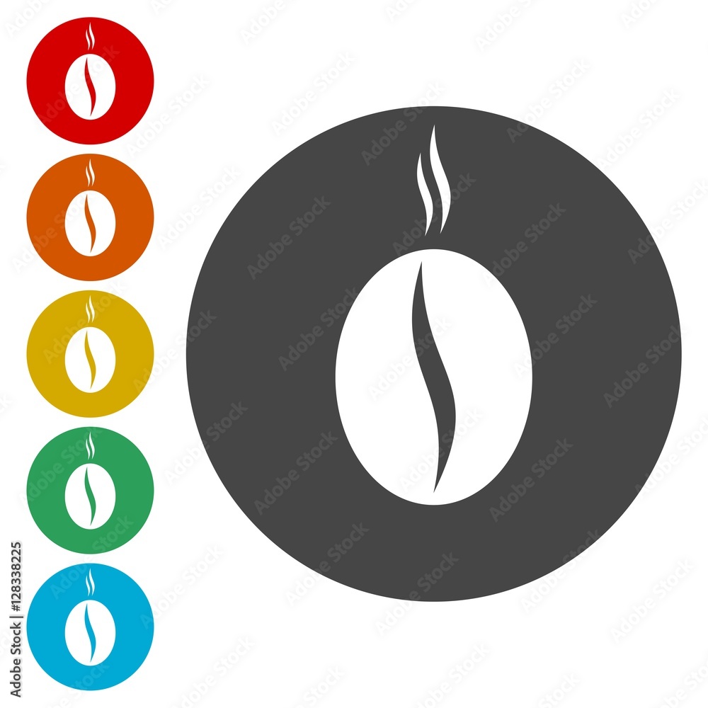 Coffee bean icon - Vector 