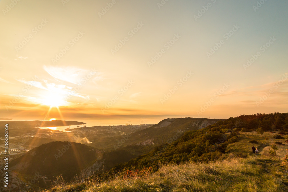 Sunrise from the hills