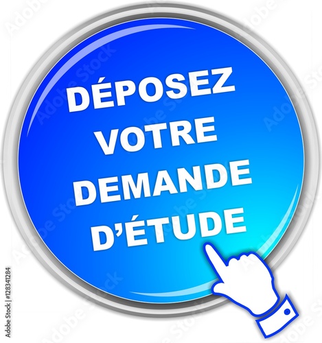 bouton déposez votre demande d'étude