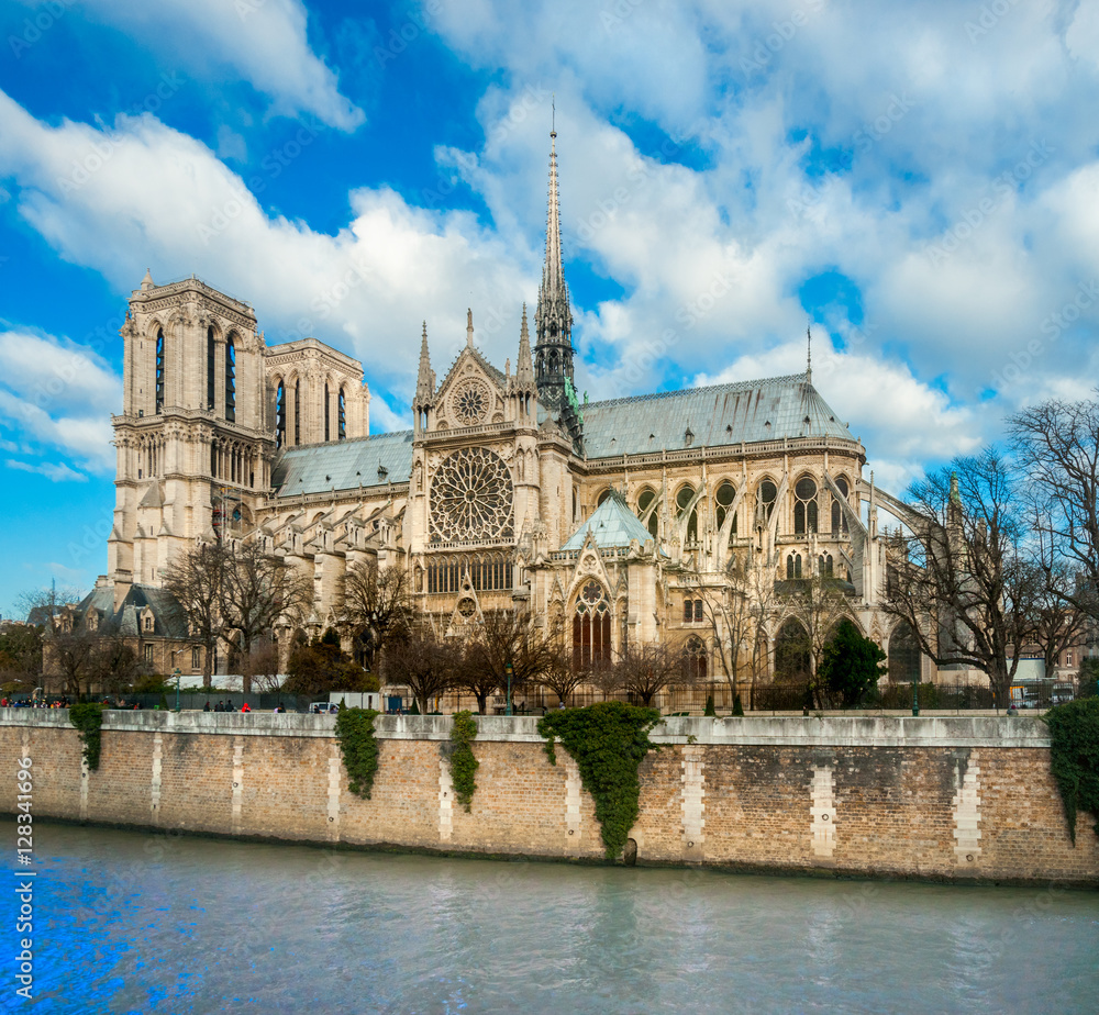 Notre dame de Paris, France.