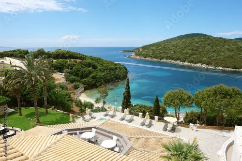 View on the blue bay. © dragunoff
