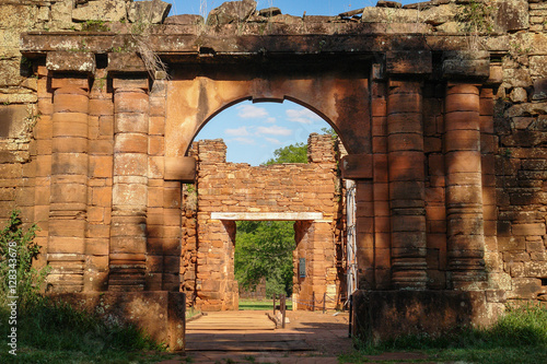 Jesuit ruins of San Ignacio in Argentina