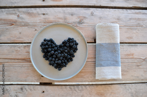 Blackberries and ceramics