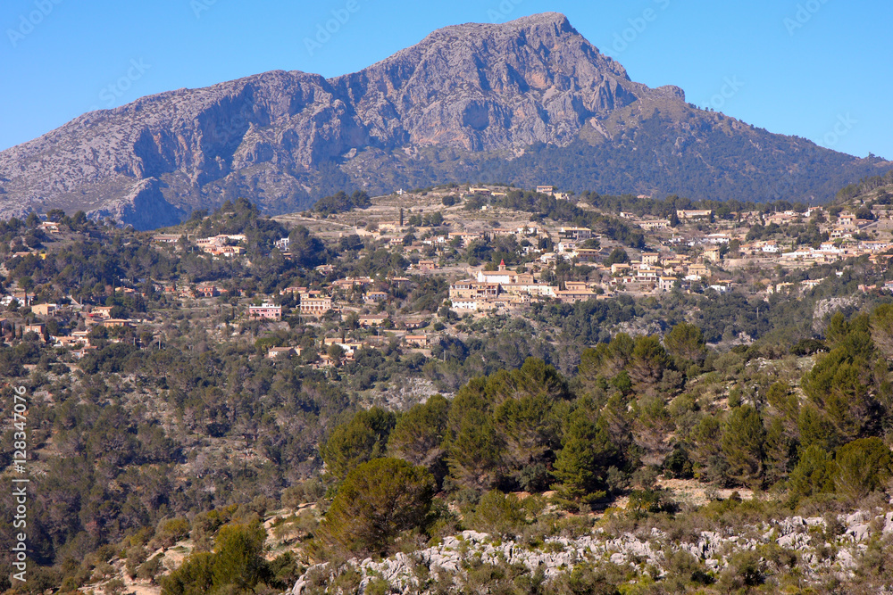 View of Galilea village