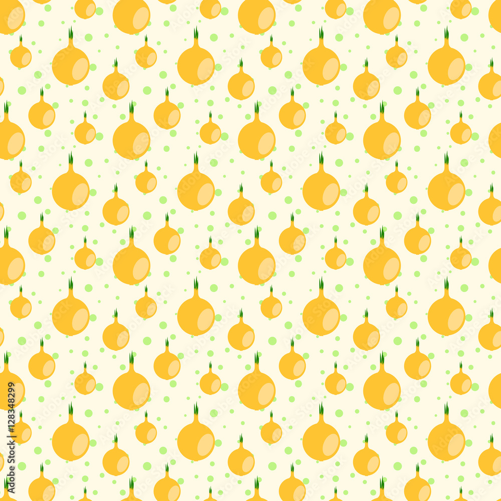 Seamless vegetable pattern. Seamless vegetable pattern.