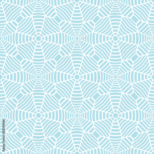 Abstract blue geometric hipster fashion pillow pattern