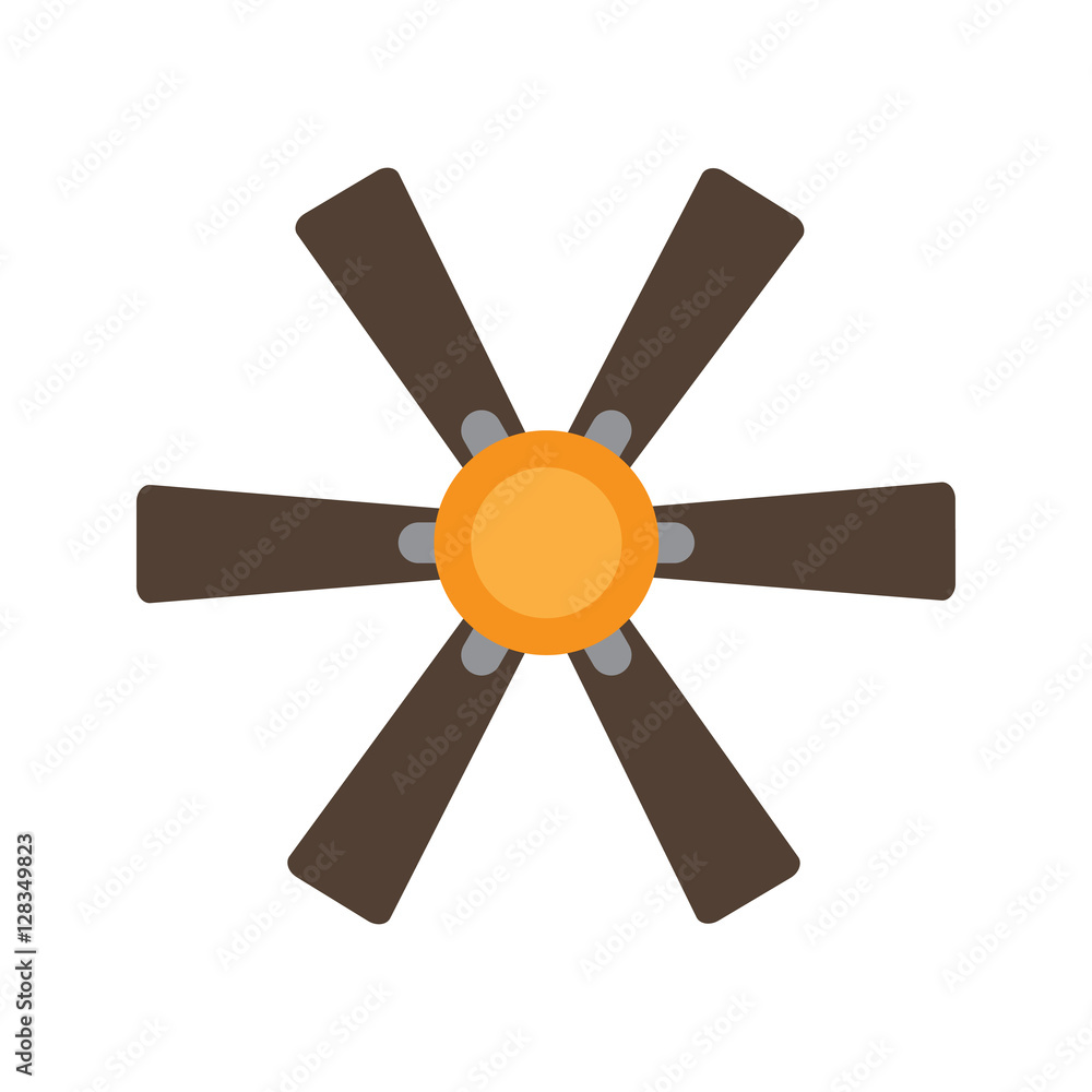 Obraz premium air conditioning flat icon