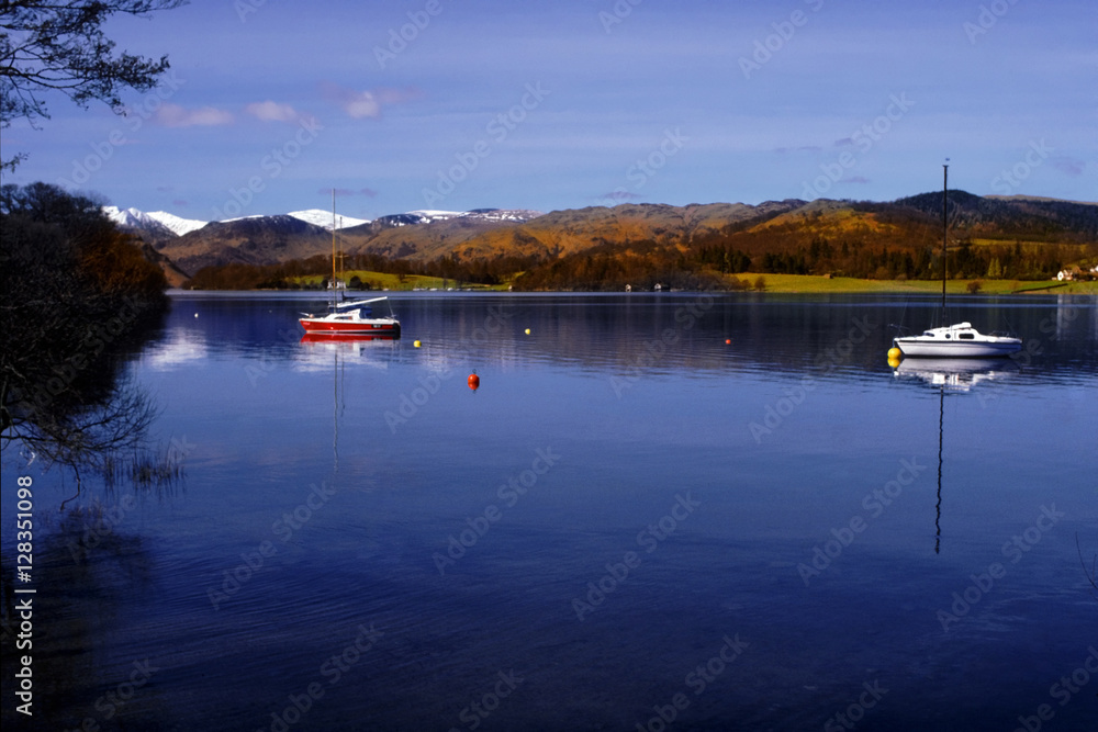 lake - lake district national park, cumbria, england, uk