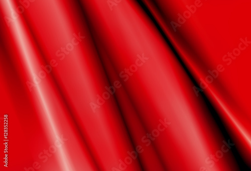Abstract red background of colorful silk cloth