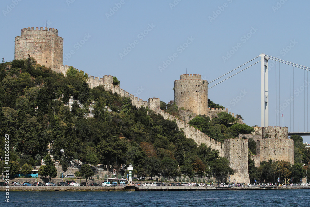 Naklejka premium Rumelian Castle in Istanbul City