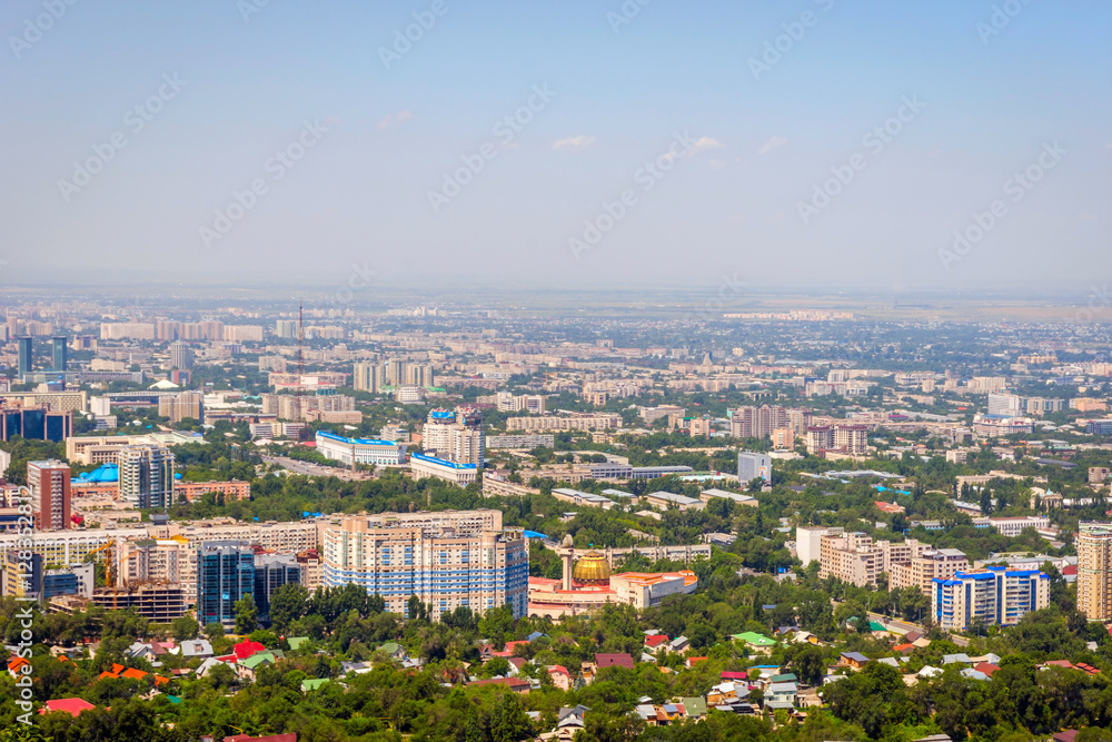 View over Almaty skyline