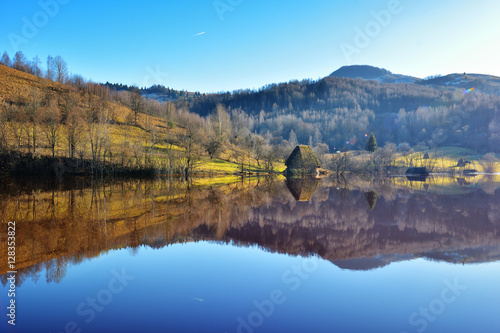 Poisoned lake Transylvania