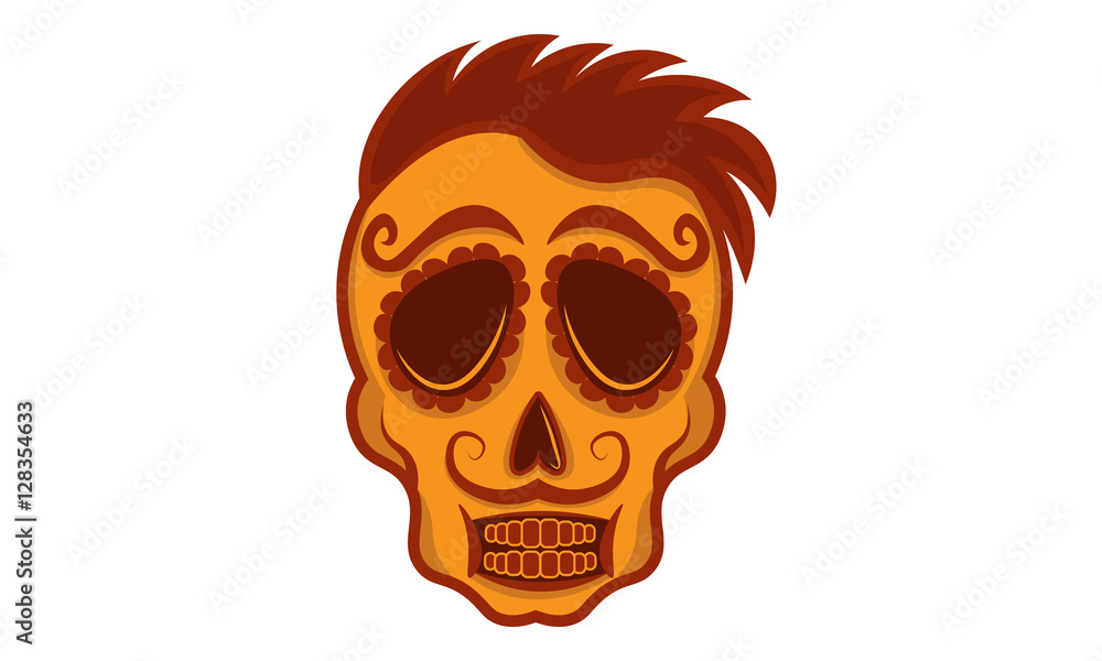 Fototapeta premium skull mexico