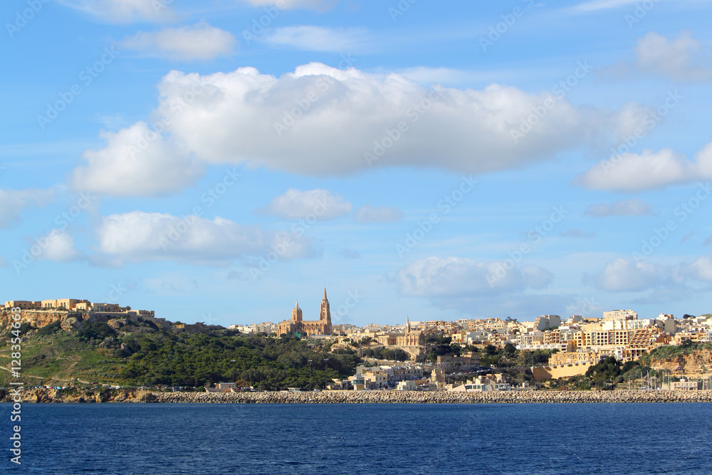 Zabytkowa miejscowość Mgarr na maltańskiej wyspie Gozo