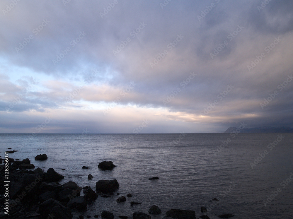 Obraz premium 噴火湾海岸風景