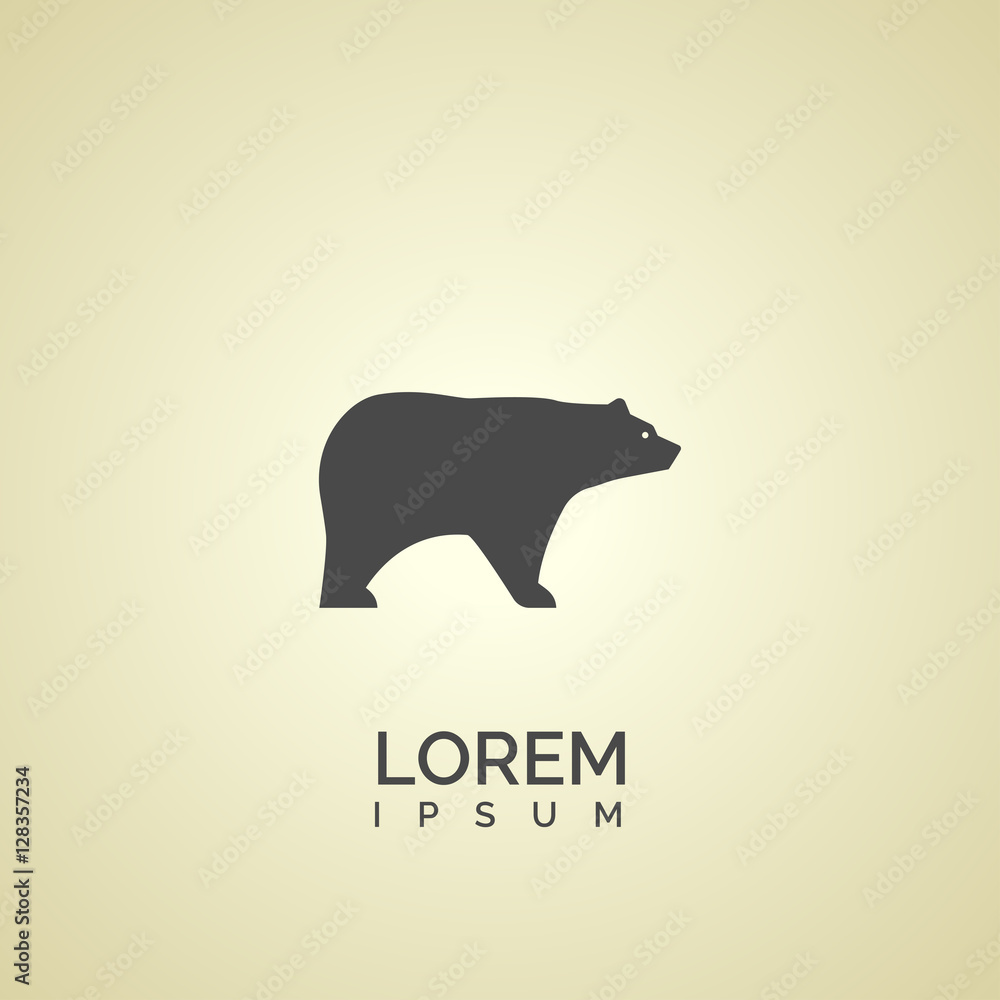 Obraz premium bear icon 