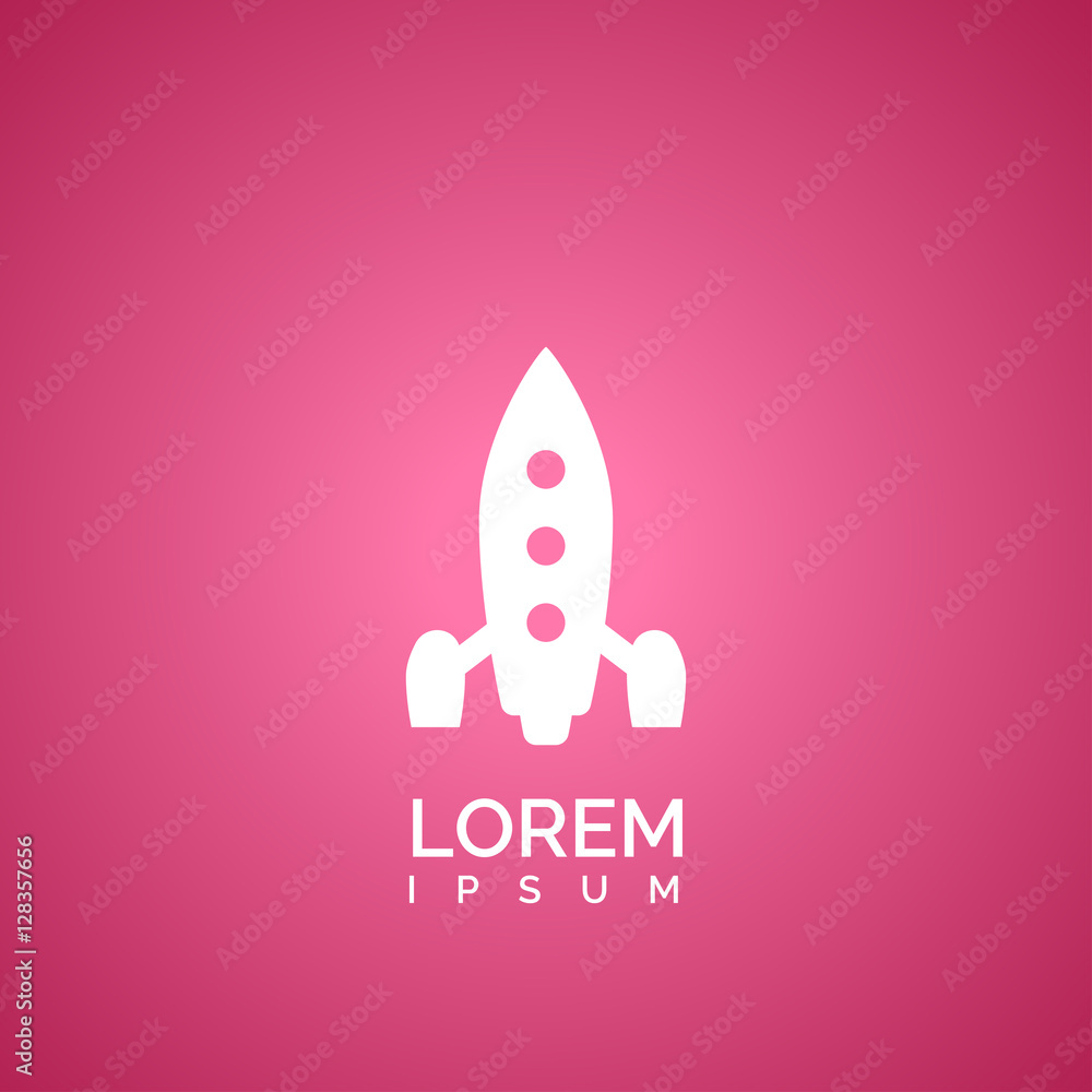 Rocket icon design Rocket icon design