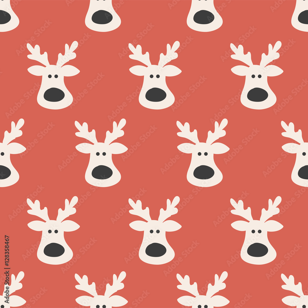 seamless reindeer pattern seamless reindeer pattern