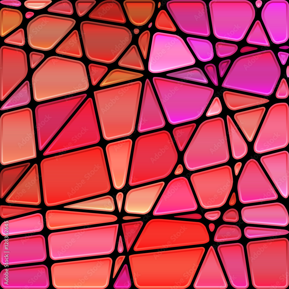 abstract vector stained-glass mosaic background abstract vector stained-glass mosaic background