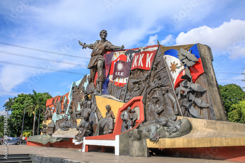 Katipunan (abbreviated to KKK) monument in Manila, Philippines photo