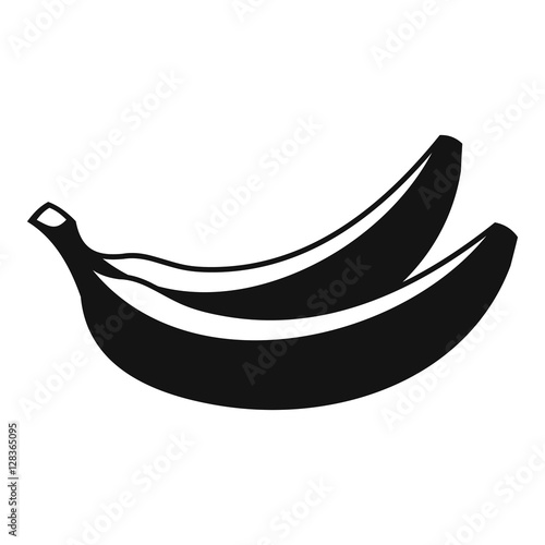 Banana icon. Simple illustration of banana vector icon for web
