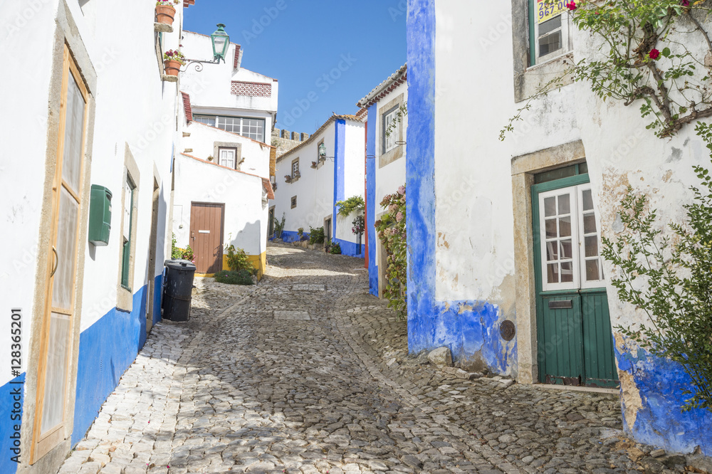 Fototapeta premium Old town of Obidos, Portugal