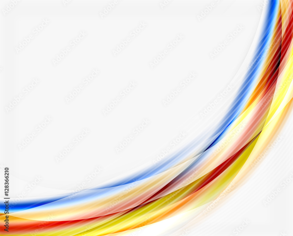 Smooth silk wave template Smooth silk wave template