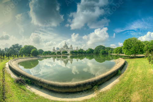 Panoramic image of Victoria Memorial, Kolkata © mitrarudra