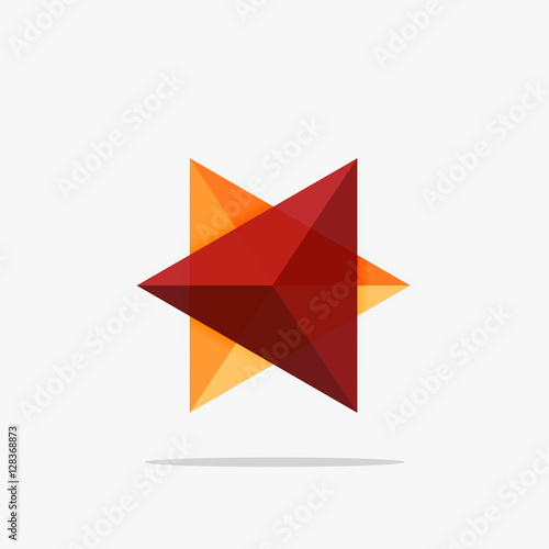 Free Download Blank triangle layout business template - GFXLoad
