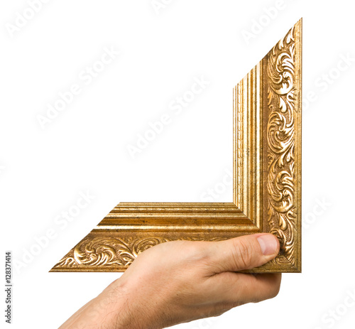 element of the frame in hand