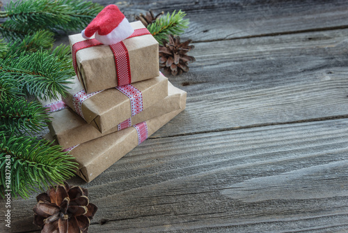 Christmas composition with ...