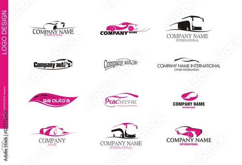 "Vehicle sales and car rental companies created logo design"