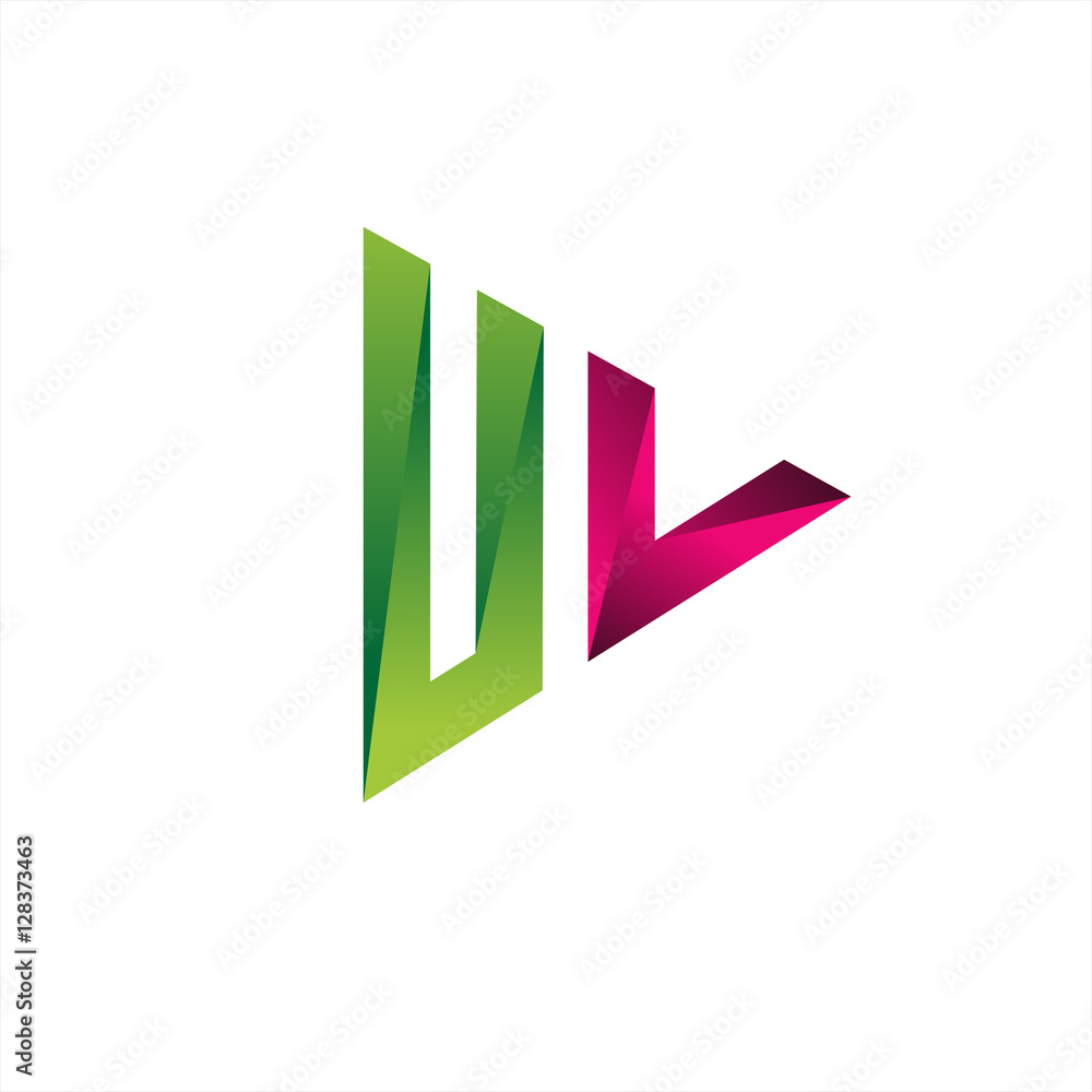 Abstract Colorful U N Logo Abstract Colorful U N Logo