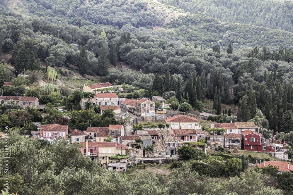 village in Korfu
