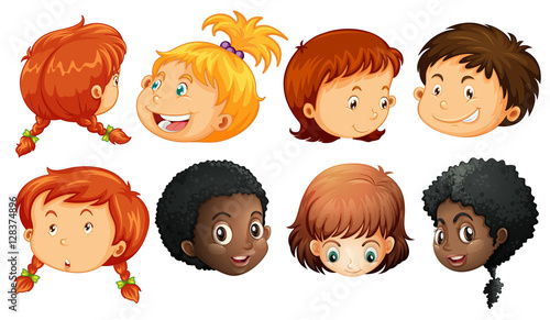 Different face of boys and girls