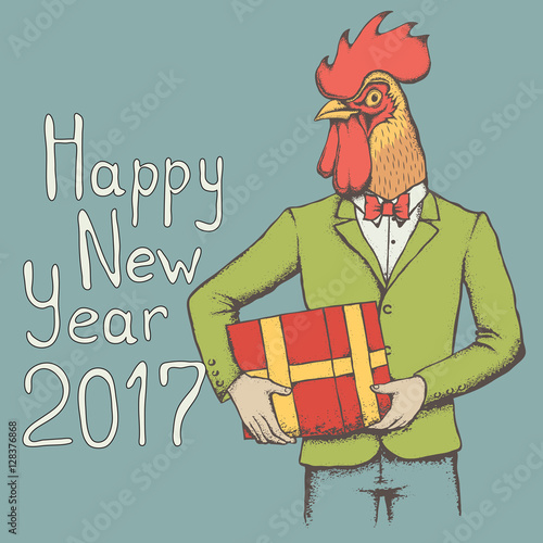 Rooster vector illustration