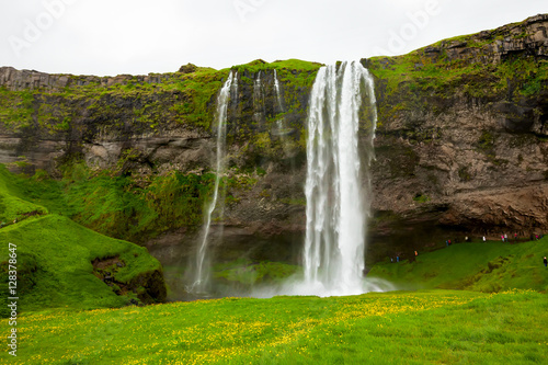 Seljalandsfoss one of the most famous Icelandic waterfall