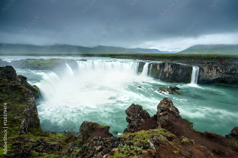 Beautifull Godafoss waterfall in Iceland Beautifull Godafoss waterfall in Iceland