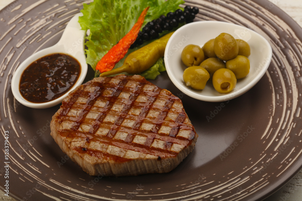 Grilled beef steak Grilled beef steak