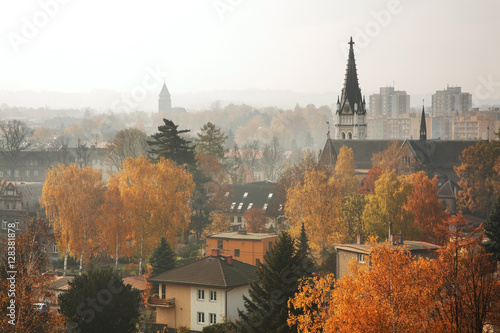 View of Cesky Tesin. Czech Republic photo