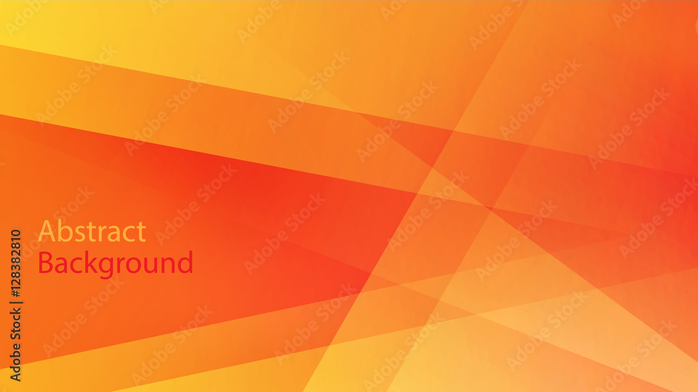Warm and orange color background abstract art vector