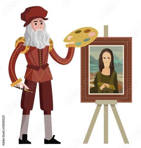 Obraz na plátne da vinci painting the mona lisa gioconda