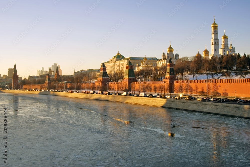 Moscow Kremlin. Color photo.