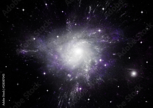 galaxy in a free space