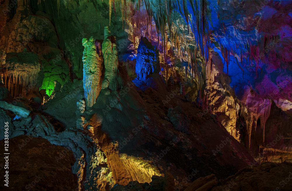 Inside a prometheus cave in Georgia Inside a prometheus cave in Georgia