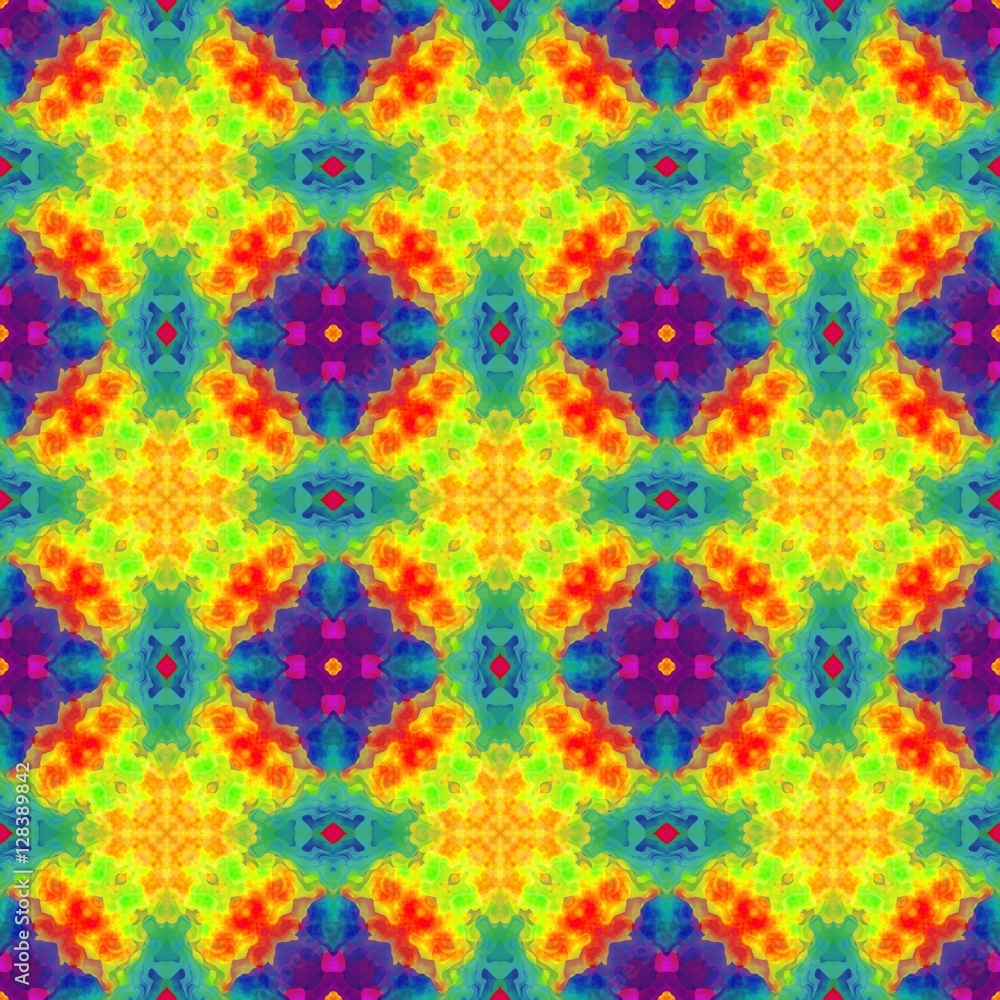 mosaic kaleidoscope seamless pattern texture background - full spectrum rainbow infra colored mosaic kaleidoscope seamless pattern texture background - full spectrum rainbow infra colored