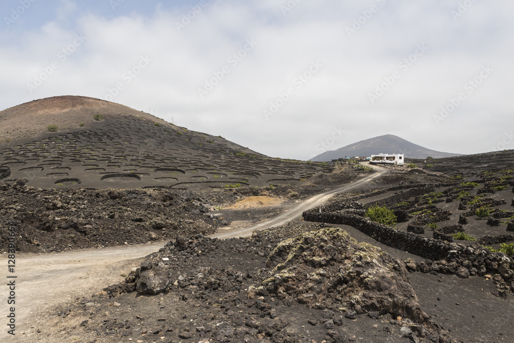 streets on lanzarote, spain