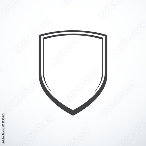 Vector shield icon photo